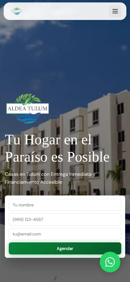 Aldeas Tulum Mobile Experience