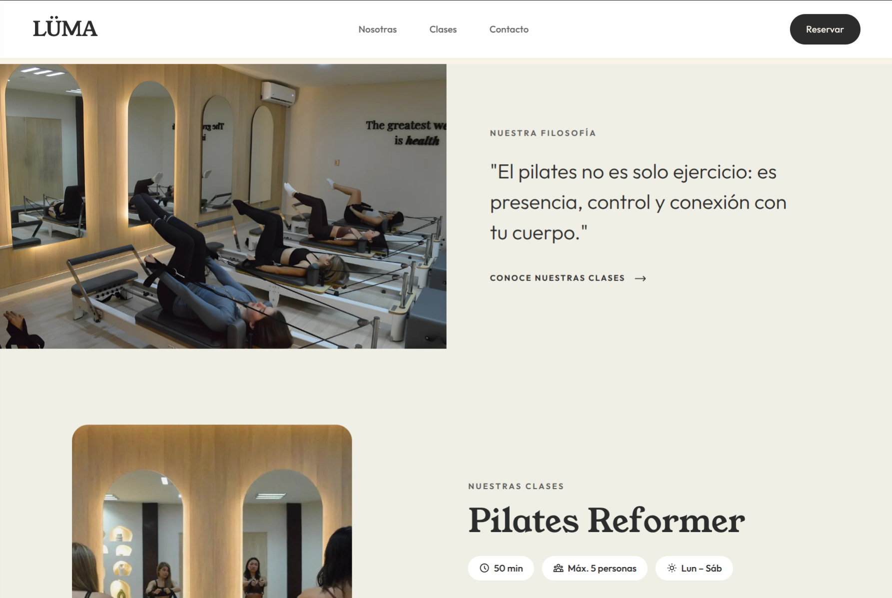 LÜMA Pilates Philosophy & Studio