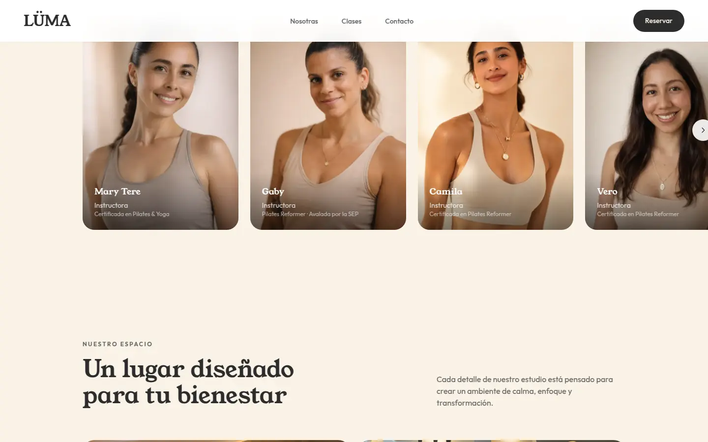 LÜMA Pilates Instructor Team
